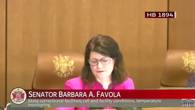 Senate committee advances bill to limit extreme temperatures in Virginia prisons