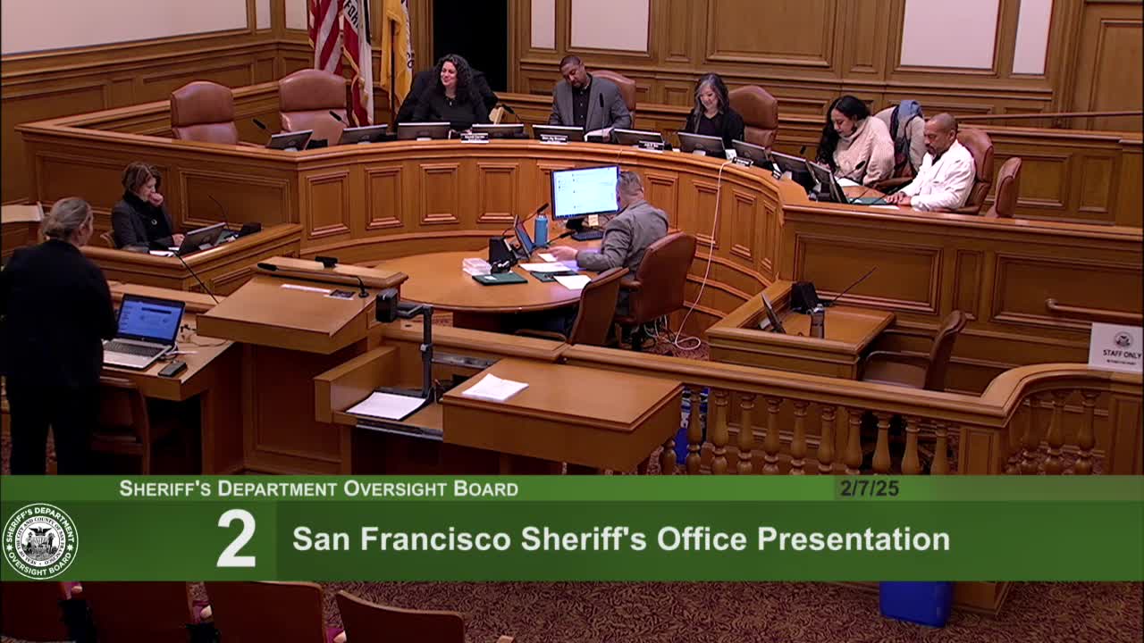 Sheriff's Office outlines Lexipol policy-management rollout to oversight board