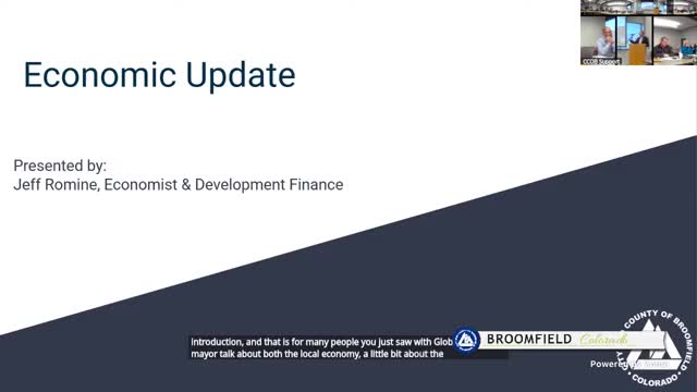 County economist: Broomfield economy steady but global tariffs and trade slowdowns are risks