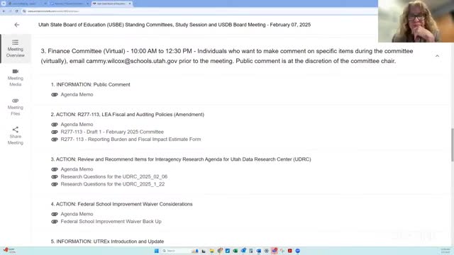 Committee forwards five UDRC research questions to full board for review