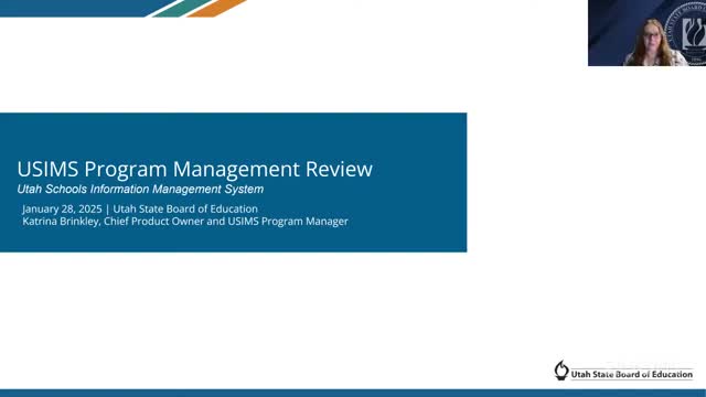 USIMS team reports steady progress on student, finance and educator domains; student data APIs and finance pilot integrations underway