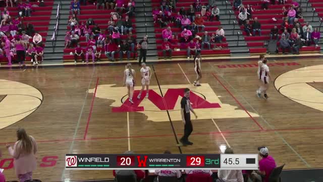 Warren outshines Winfield with strong second quarter in basketball match