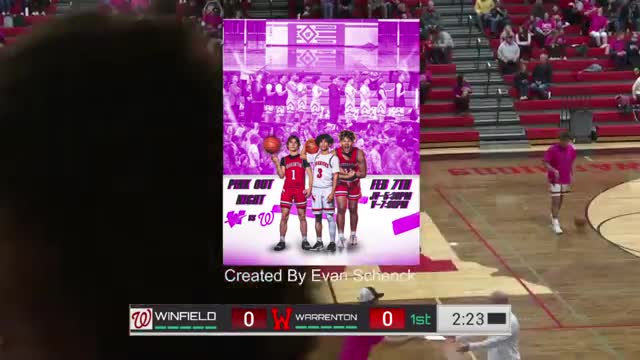 Warrenton boys beat Winfield 66-40 on Pink Night; Diedrich Forrest leads scoring