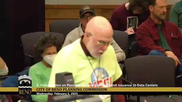 Reno residents urge moratorium on data centers over climate and energy concerns