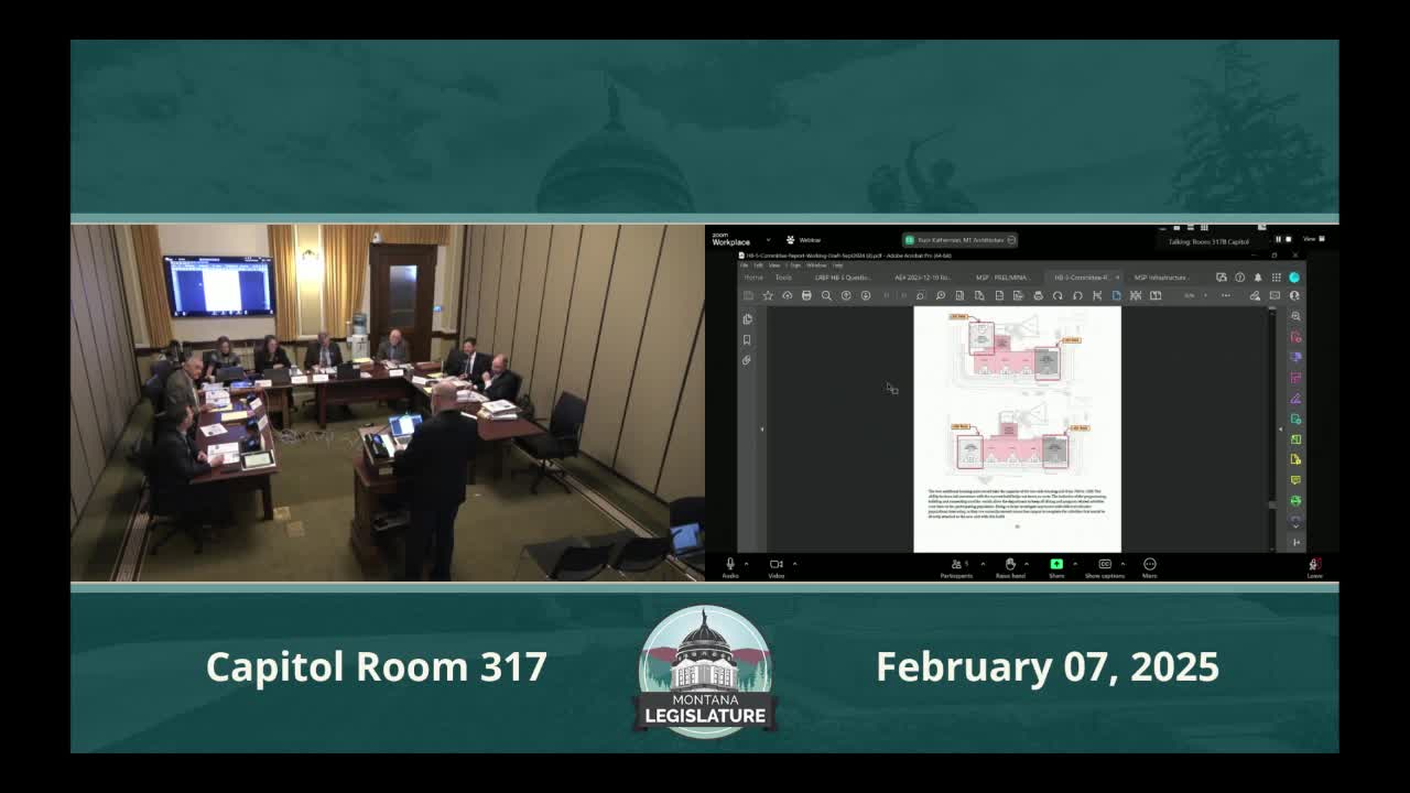 Committee weighs mechanical system replacement at state hospital and repairs to Sprat unit