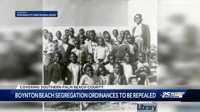 Boynton Beach City Commission to repeal outdated segregation ordinances