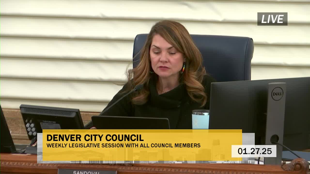 Denver City Council acknowledges traditional lands and indigenous contributions