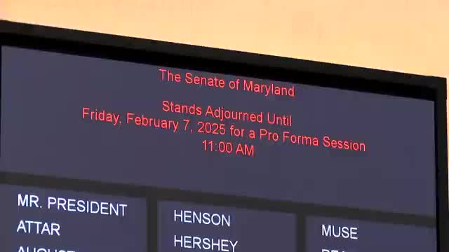 Maryland Senate convenes session and celebrates Bruce Berriano's 80th birthday