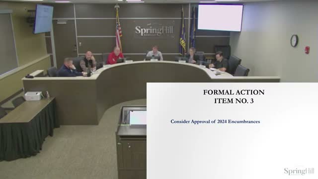 Council OKs $55,845 in 2024 encumbrances for police equipment and emergency radios