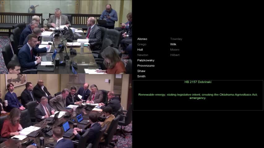 Committee advances agrivoltaics bill after lawmakers debate farm benefits and energy reliability