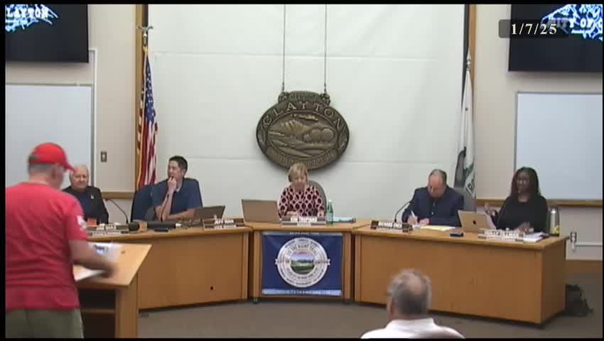 Residents press Clayton council on litter, lighting at Peacock Creek