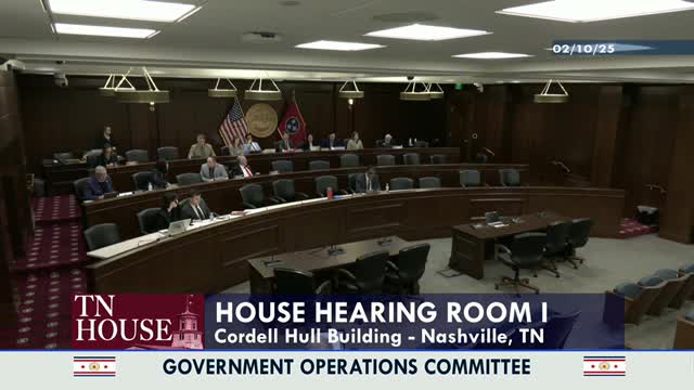 Government Operations Committee advances 49-bill consent calendar to Calendar and Rules