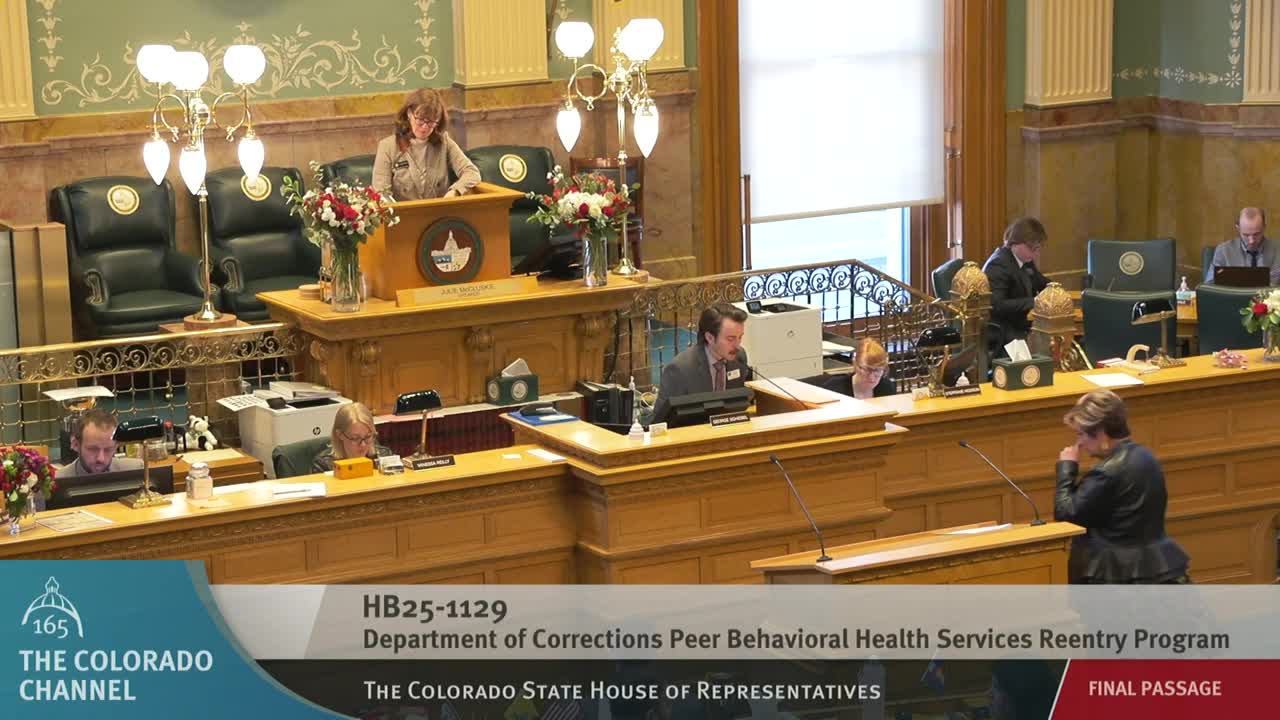 House adopts peer-to-peer behavioral health program bill for offenders nearing release