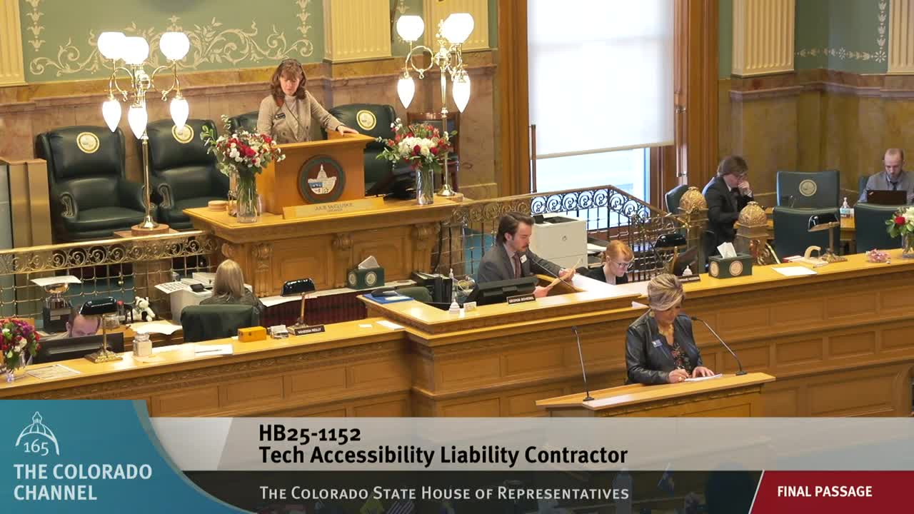 House approves bill on contractor-caused technology accessibility noncompliance for people with disabilities