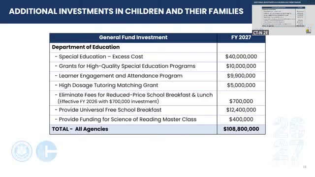 Lamont administration proposes narrowly balanced biennial budget, seeks volatility-cap change