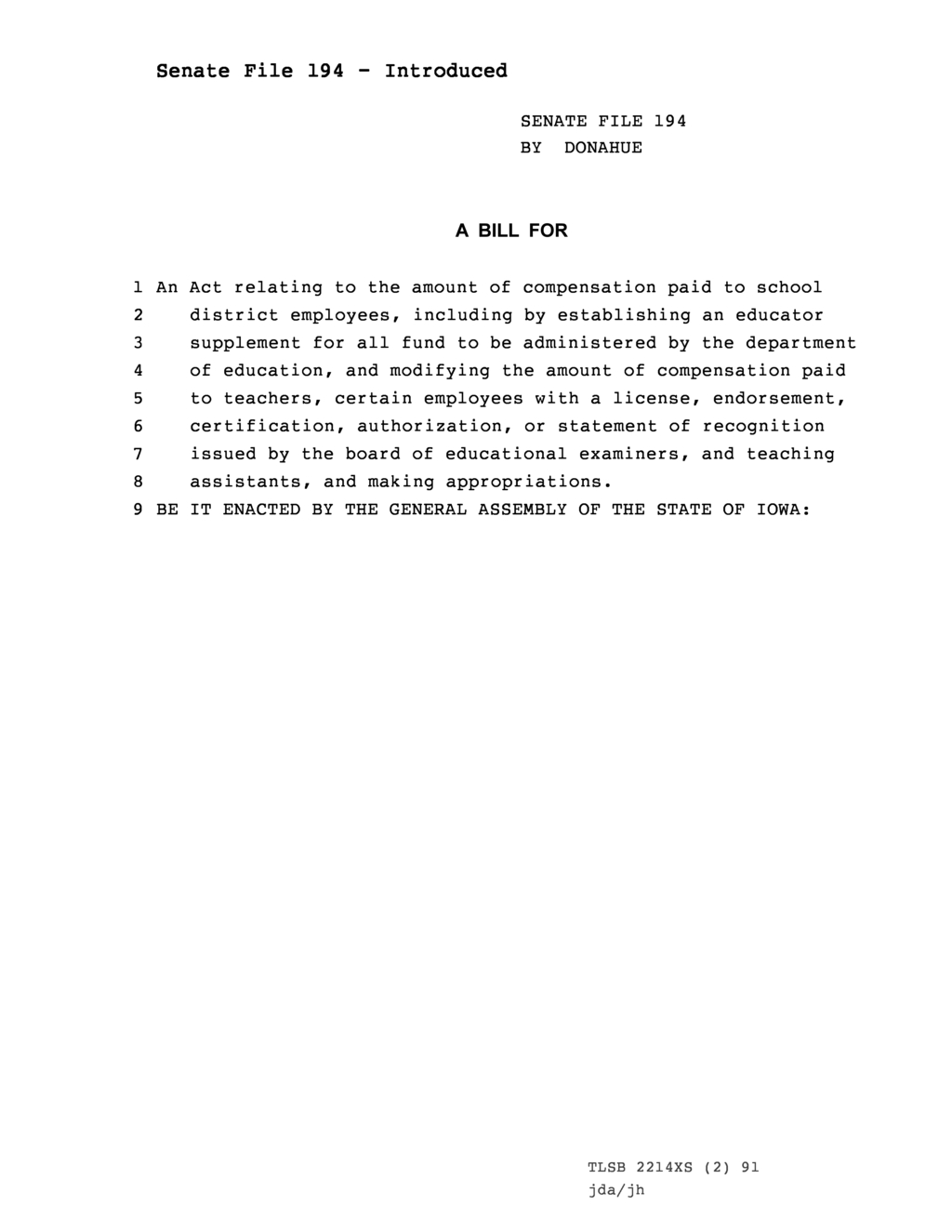 Iowa establishes educator supplement fund to enhance teacher salaries