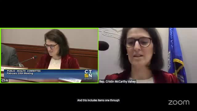 Public Health Committee advances multiple bills, holds votes open until 3 p.m.