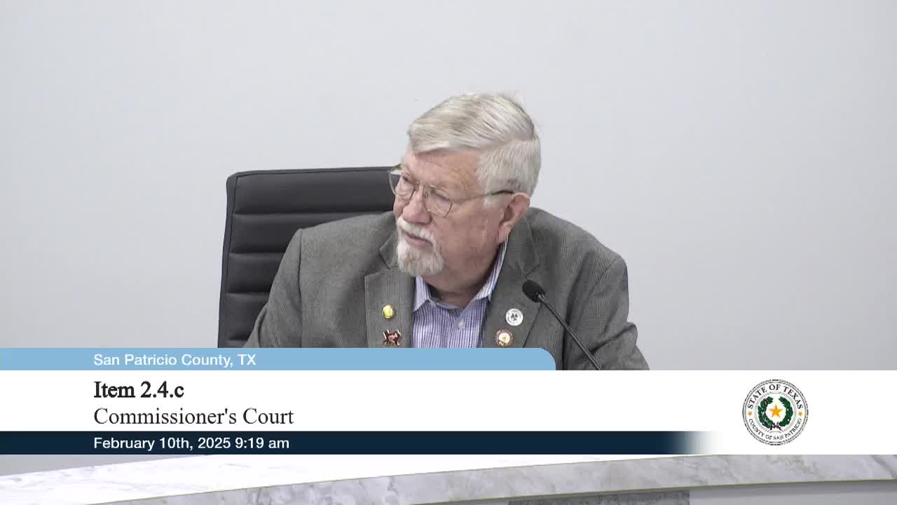 San Patricio County to let sealcoat contracts by precinct after commissioners debate