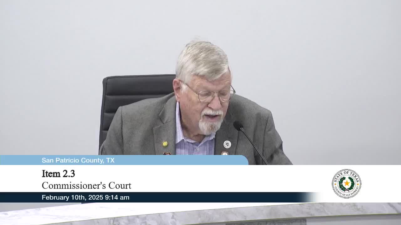 San Patricio County requires annual cybersecurity training for employees under cited state requirement