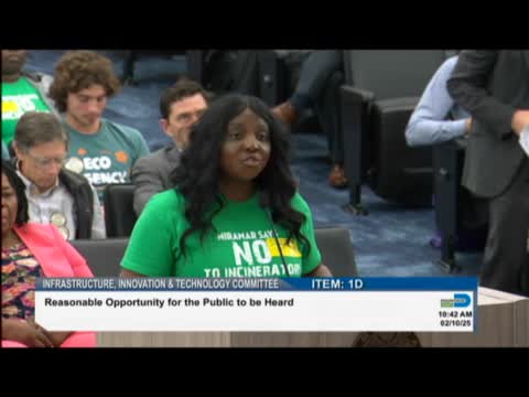 Miramar residents oppose proposed incinerator citing health and environmental risks