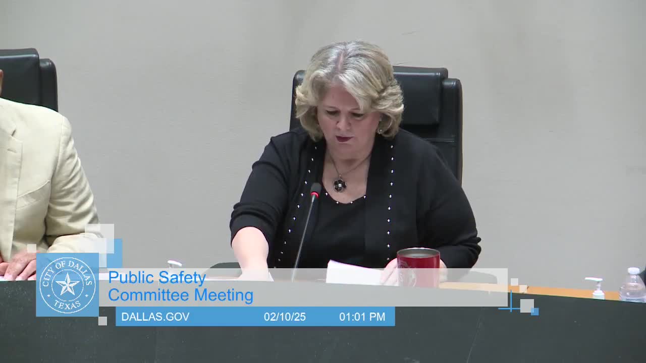 Dallas committee narrows proposed police hiring increase, sends amended goal to mayor