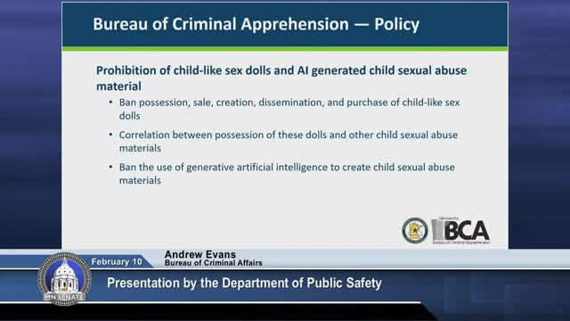 Minnesota proposes bans on childlike dolls and AI-generated abuse material