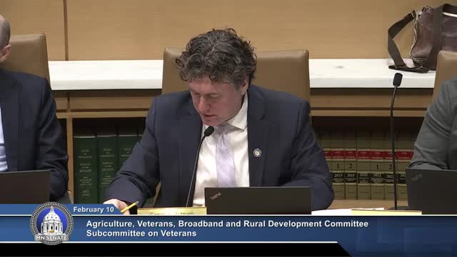 Committee hears bill to remove spouse/dependent burial fees at state veterans cemeteries; fiscal offset options discussed
