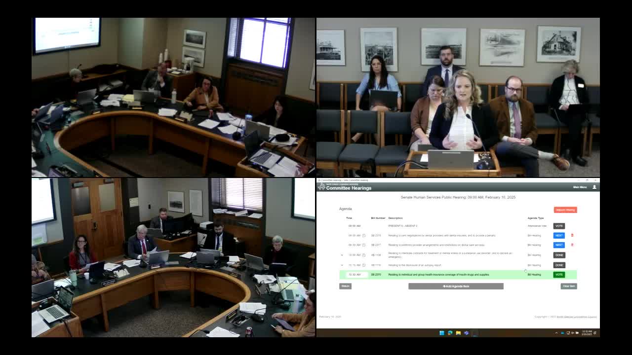 Advocates urge North Dakota legislators to pass affordable insulin access bill