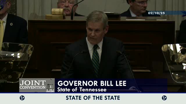 Governor announces $2.2B rainy day fund and increased education investment in Tennessee