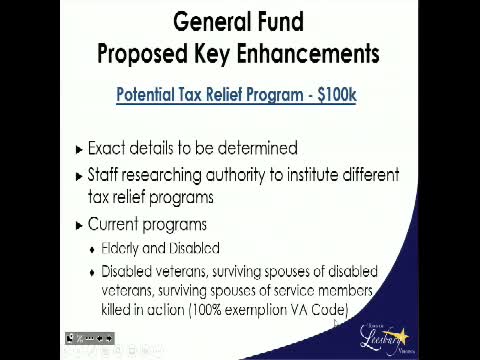 Town leaders propose tax relief for low-income residents amid staffing shortages