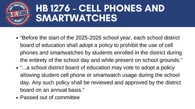 School Board Considers Cell Phone Policy for Student Emergencies