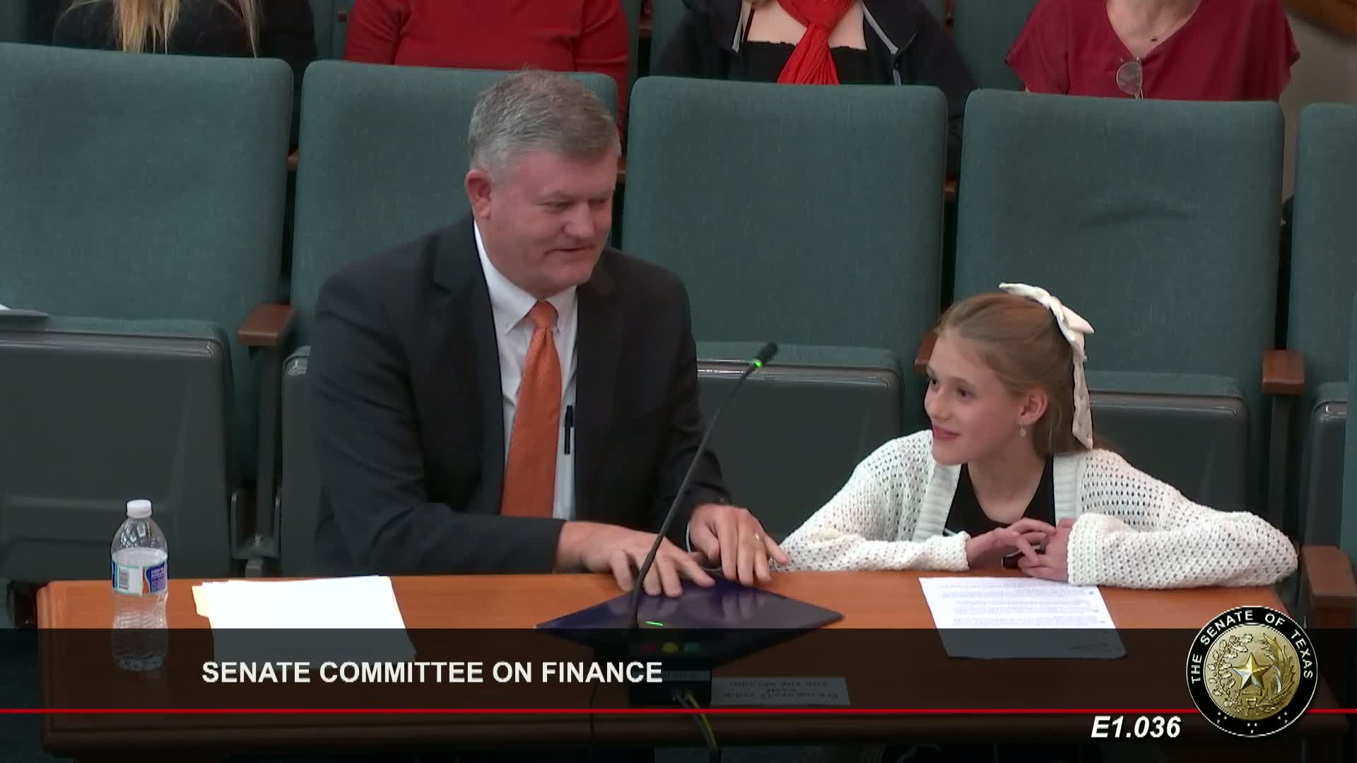 Alpine Elementary student Clara Reinhart advocates for fair funding and resources