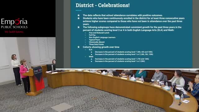 District presentation highlights student growth and areas for improvement