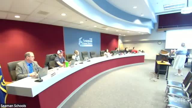 Seaman board hears social studies department showcase highlighting civics competitions, museum project