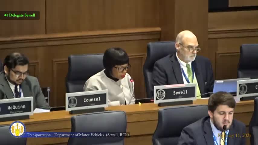 Subcommittee votes 6‑1 to add highway safety fund as voluntary DMV electronic contribution option