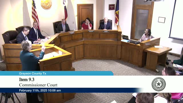 Grayson County court approves letter urging state support for rural mental-health measures