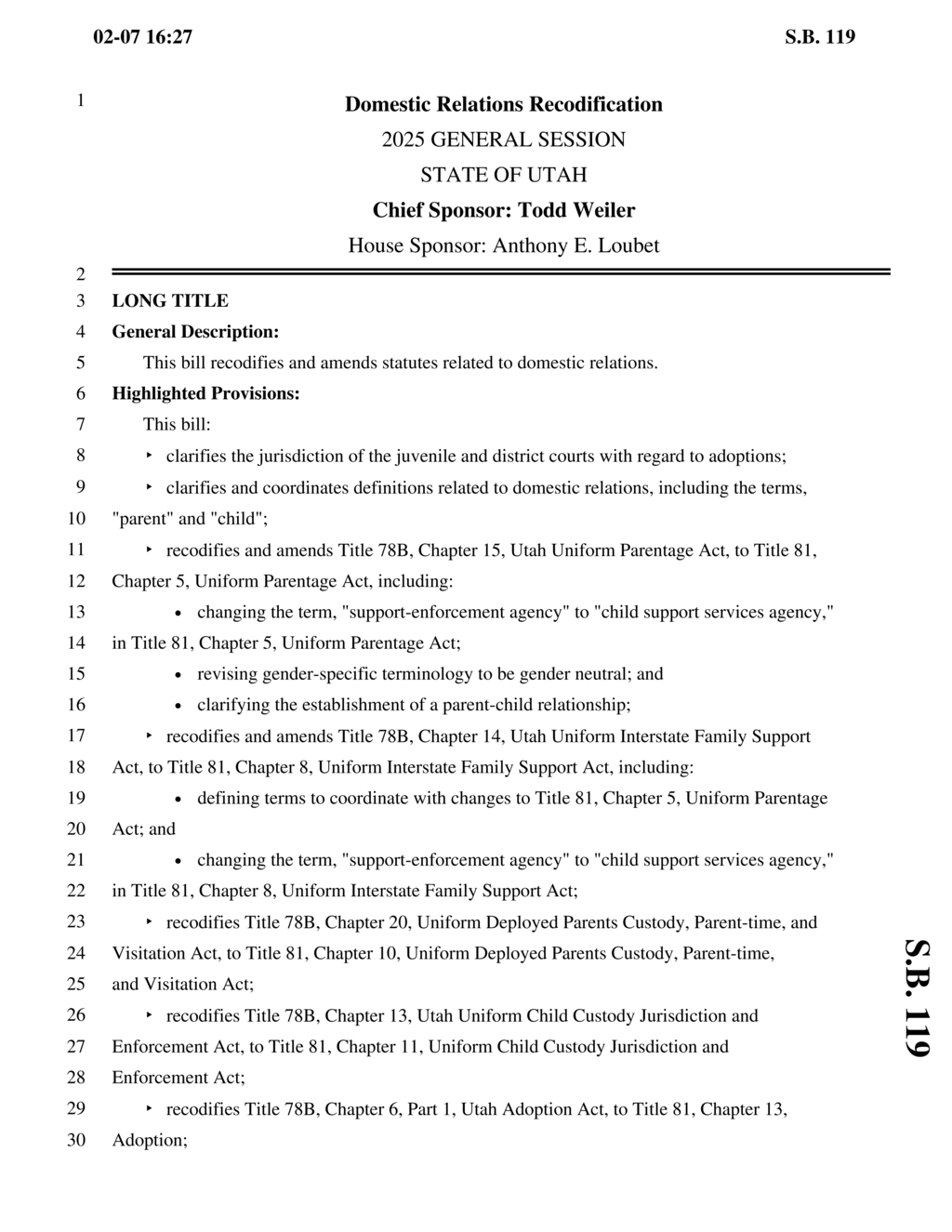 Legislature mandates counseling for parents prior to child adoption finalization