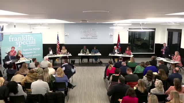 Franklin School Board honors student artist Silas Hyatt and discusses IEP policy concerns