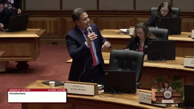 Hawaii House of Representatives welcomes Kamehameha Schools and Kauai sports teams