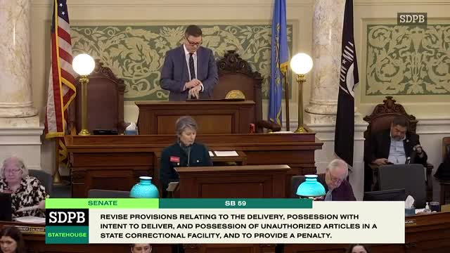 Senate tightens penalties for contraband, adds electronic devices to prohibited items in correctional facilities