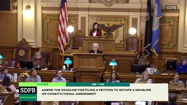 House restores longer timeline for ballot‑initiative petition deadlines, citing litigation risk