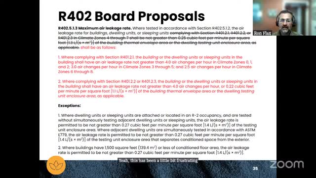 Building Board discusses alternative metrics for air leakage compliance