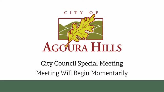 Agoura Hills City Council holds closed session meeting for public comment