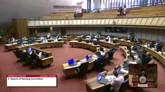 House adopts standing committee reports 533–631 in voice vote; members note reservations on multiple measures