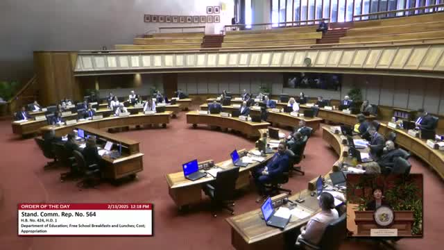 House members urge support for covering reduced-price school meals, arguing hunger impedes learning