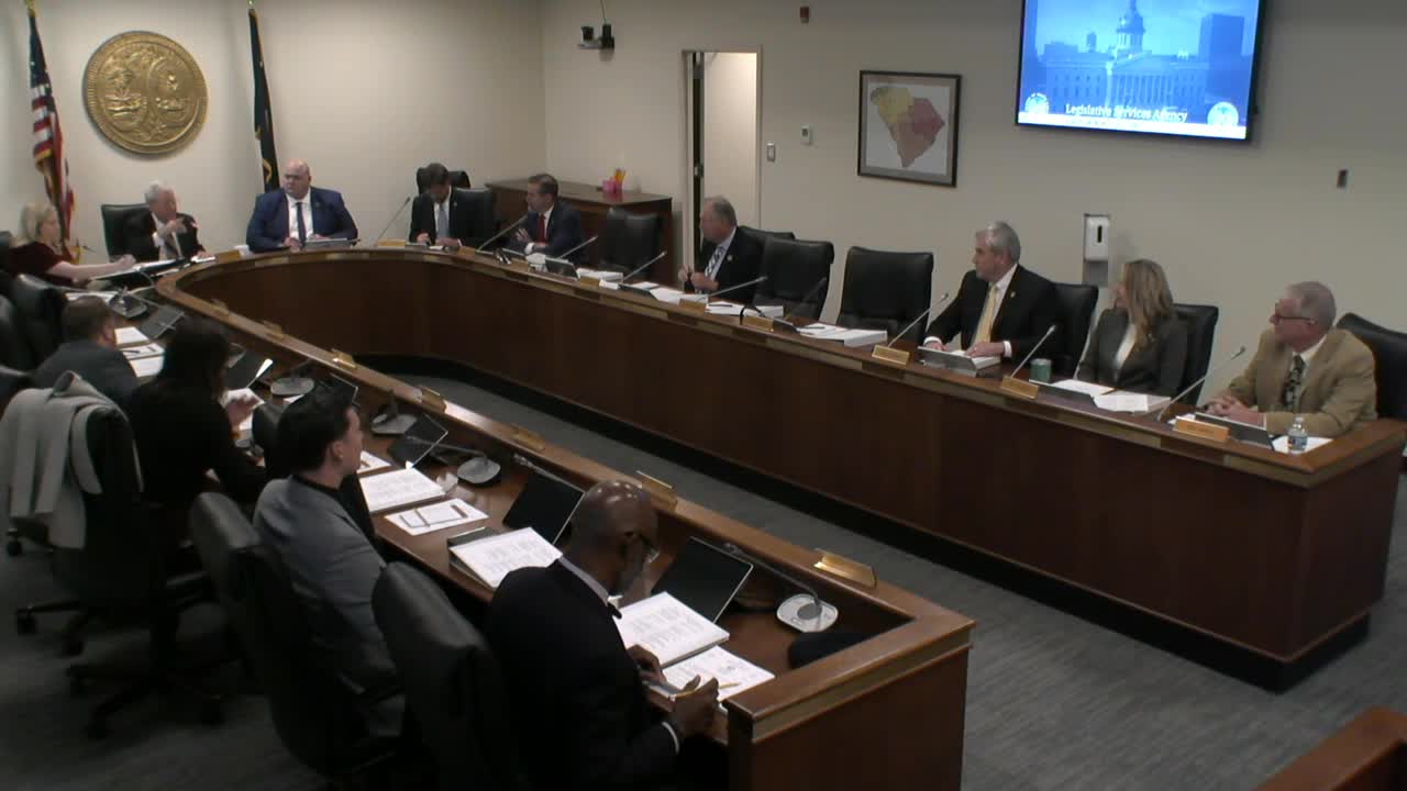 South Carolina legislators introduce themselves at House committee meeting