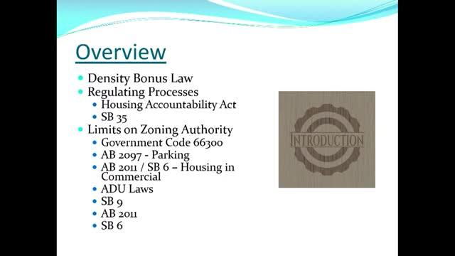 City Council reviews California's updated density bonus law for affordable housing projects