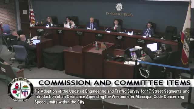 Westminster City Council approves Safe Routes to School plan with $4M grant funding