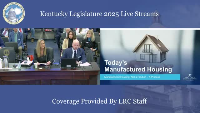 Kentucky Housing Task Force highlights 200000 unit shortage urges support for House Bill 160