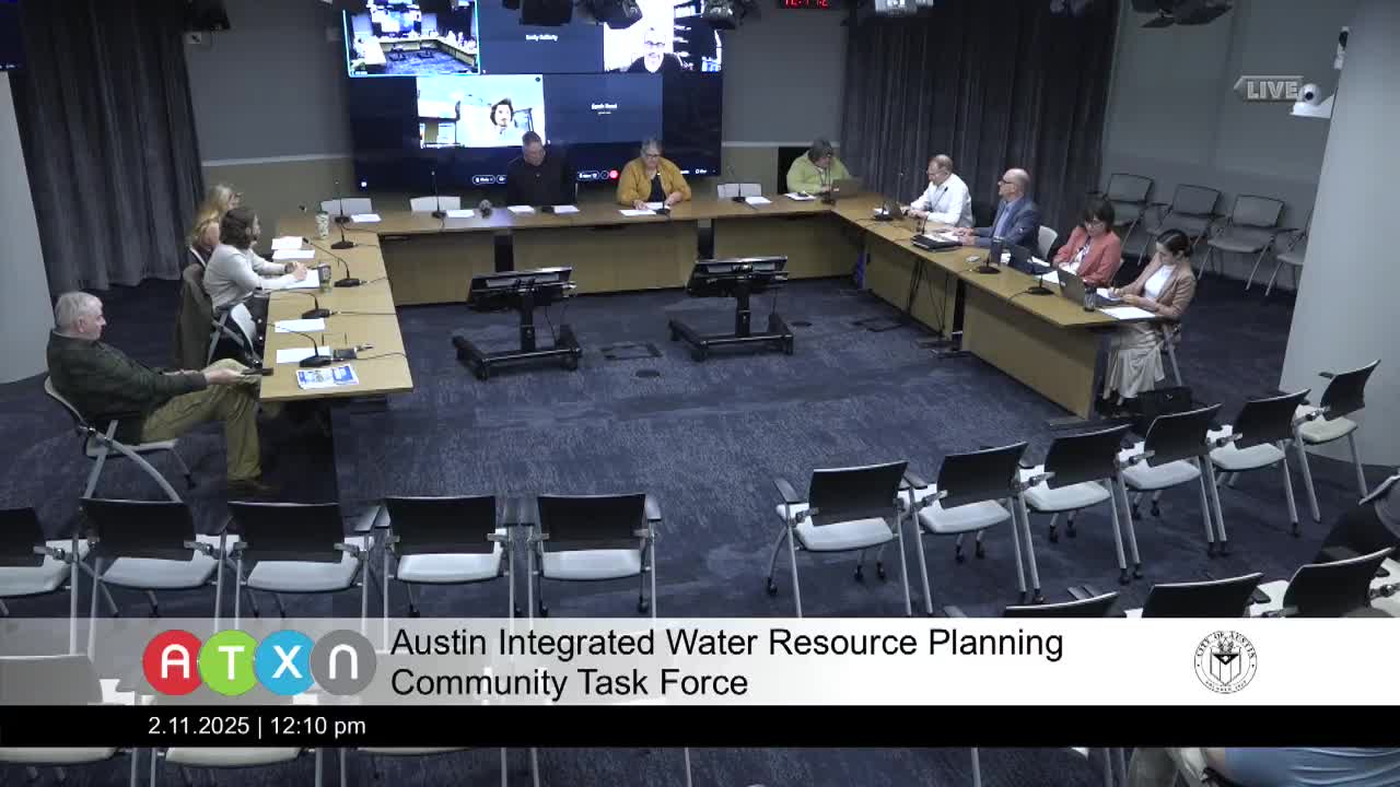 Water Task Force reviews drought plans and lake levels for 2029 planning